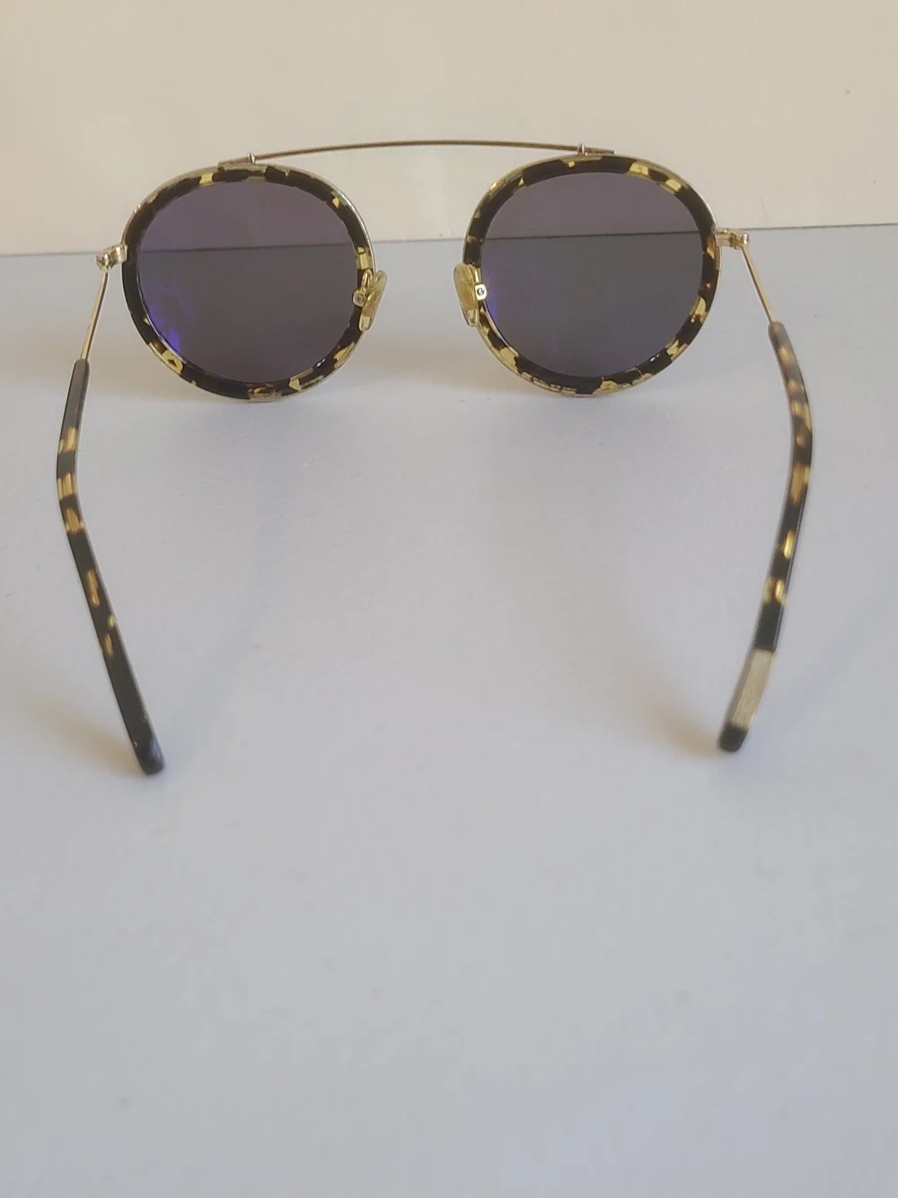 KREWE  Couti Round Tortoiseshell and Gold Frame Sunglasses Pre Owend